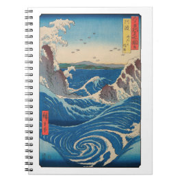 Utagawa Hiroshige - Naruto Whirlpool, Awa-provinse Anteckningsbok