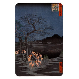 Utagawa Hiroshige - Nyårsafton Foxfire Magnet