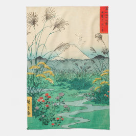 Utagawa Hiroshige - Otsuki Plain in Kai Province Kökshandduk