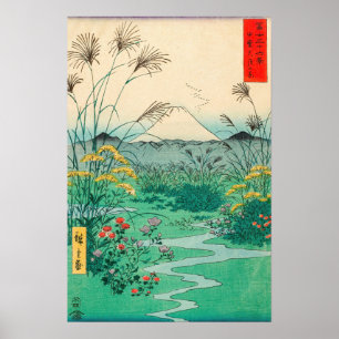 Utagawa Hiroshige - Otsukis slätt i Kai-provinsen Poster