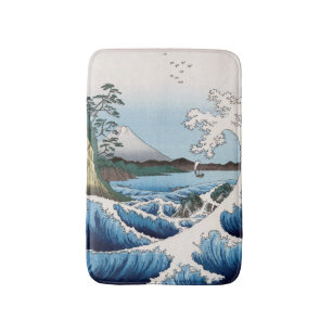 Utagawa Hiroshige - Sea off Satta, Suruga Province Badrumsmatta