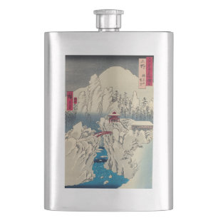 Utagawa Hiroshige - Snö på berget Haruna Fickplunta