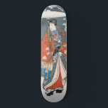 Utagawa Hiroshige - Tale of Genji, Elegant Prince Mini Skateboard Bräda 18,5 Cm<br><div class="desc">Elegant Prince Genji i Snö Scenes - Utagawa Hiroshige och Utagawa Toyokuni,  Woodblock färg print,  1853</div>