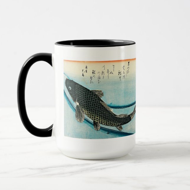 Utagawa , Hiroshige , Ukiyoe Mugg (Vänster)