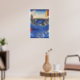 Utagawa Hiroshige, Vild Sea Breaking på Sten Poster (Living Room 3)