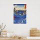 Utagawa Hiroshige, Vild Sea Breaking på Sten Poster (Kitchen)