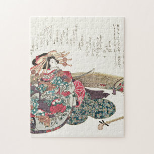 Utagawa Kuniyoshi - Courtisane Pussel