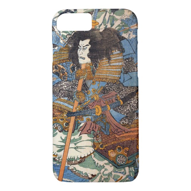 Utagawa Kuniyoshi Samurai Case-Mate iPhone Skal (Baksida)
