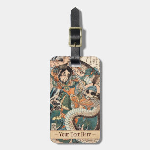 Utagawa Kuniyoshi suikoden konst för Bagagebricka