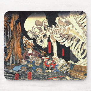 Utagawa Kuniyoshi Takiyasha Witch och Skeleton Musmatta