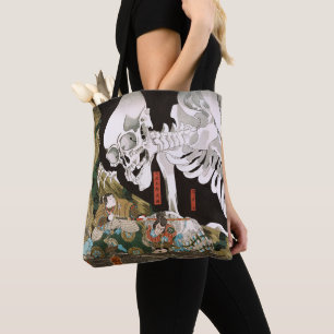 Utagawa Kuniyoshi Warrior vs Ghost,Japansk Art Tygkasse