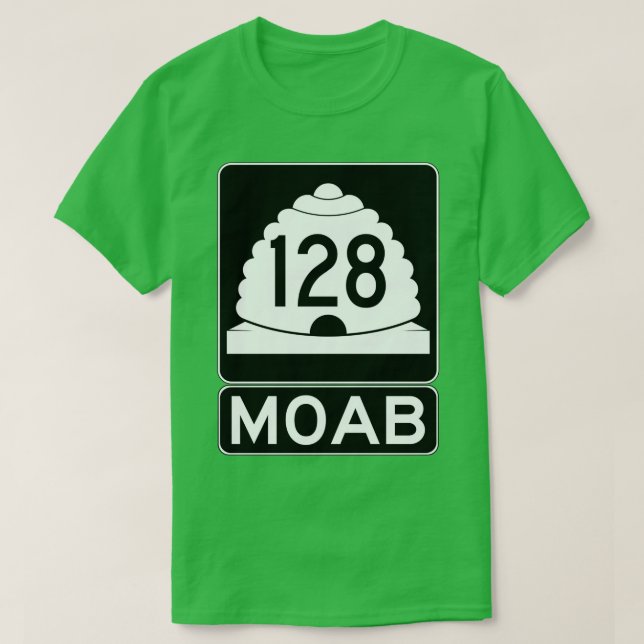 Utah 128 Moab SR T Shirt (Design framsida)