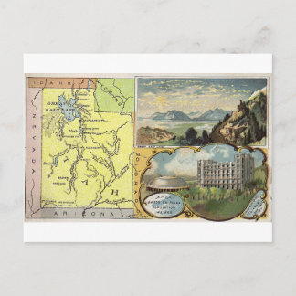 Utah, 1889-vintages kort
