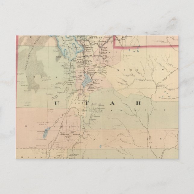 Utah 5 vykort (Framsida)