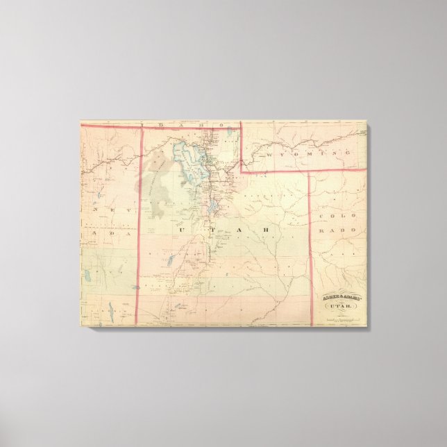 Utah 8 canvastryck (Framsida)