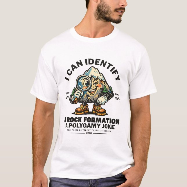 Utah : a rock formation t shirt (Framsida)