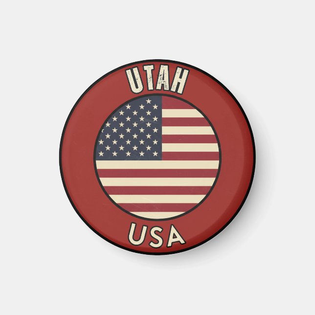 Utah Amerikas förenta stater Magnet (Framsidan)