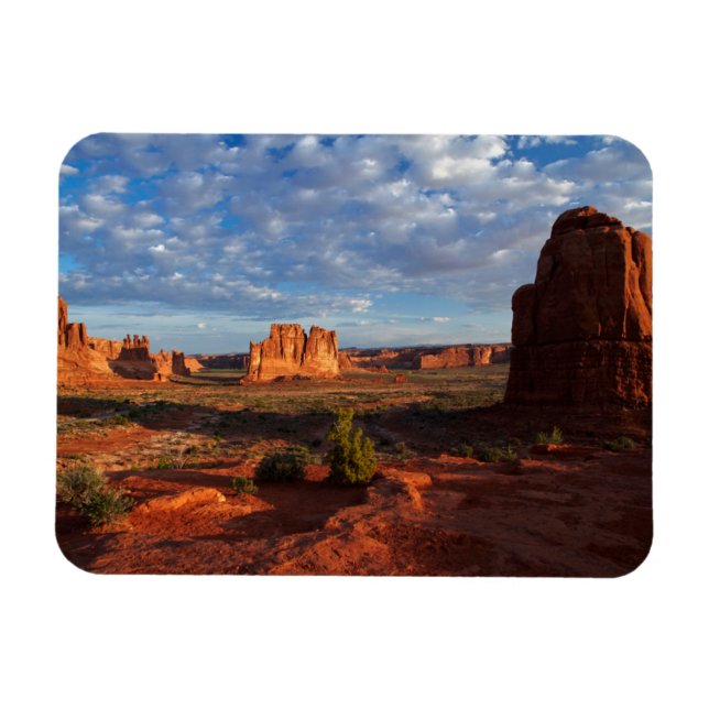 Utah, Arches National Park, klippformationer 1 Magnet (Horisontell)