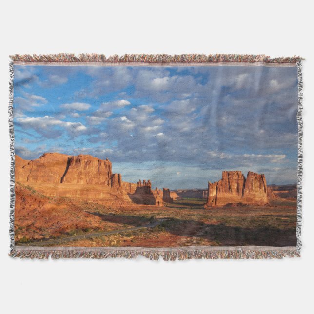 Utah, Arches National Park, klippformationer 2 Filt (Framsidan)