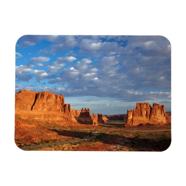 Utah, Arches National Park, klippformationer 2 Magnet (Horisontell)