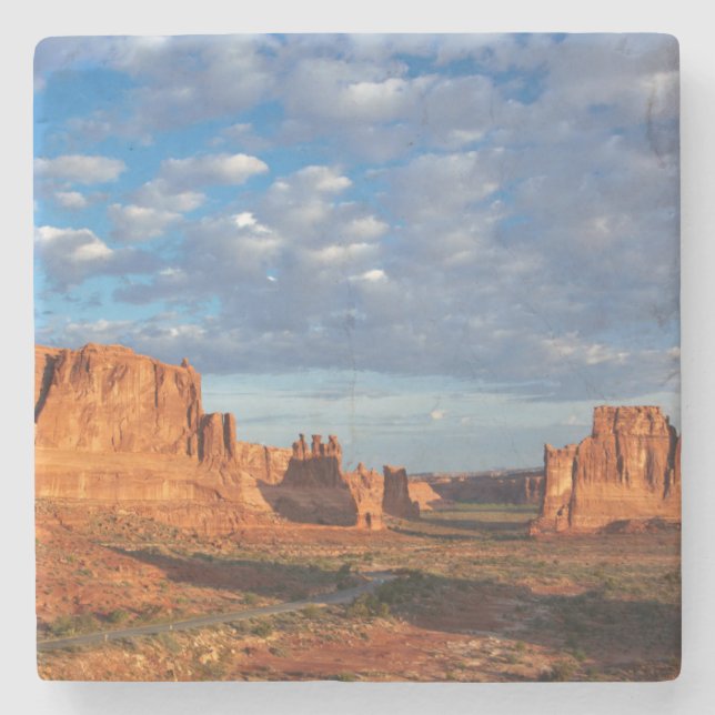 Utah, Arches National Park, klippformationer 2 Underlägg Sten (Framsidan)