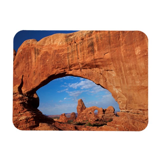 Utah, Arches National Park, Turret Arch 3 Magnet (Horisontell)
