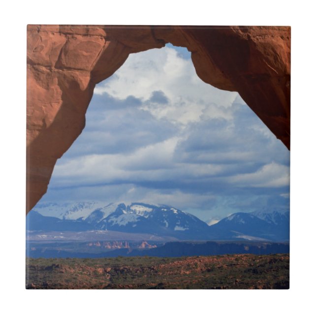 Utah, Arches nationalpark, Delicate Arch Kakelplatta (Framsidan)