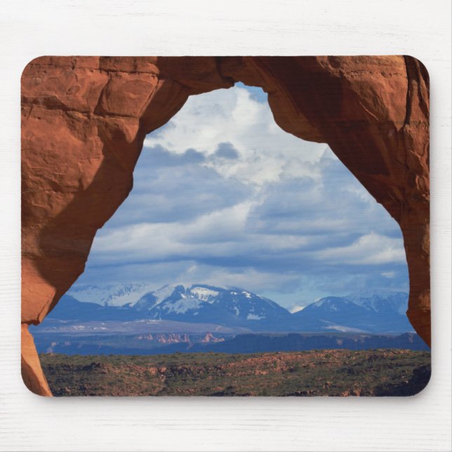 Utah, Arches nationalpark, Delicate Arch Musmatta (Framsidan)