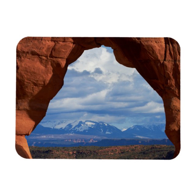 Utah, Arches nationalpark, ömtålig båge Magnet (Horisontell)