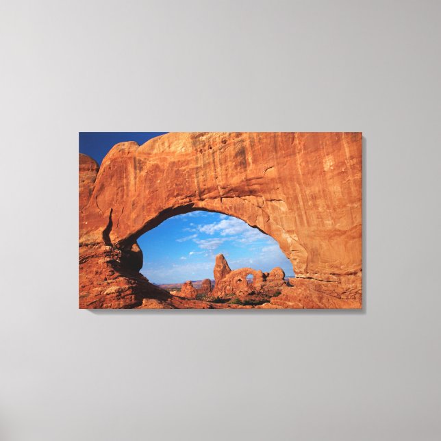 Utah, Arches nationalpark, Turret Arch 3 Canvastryck (Framsida)