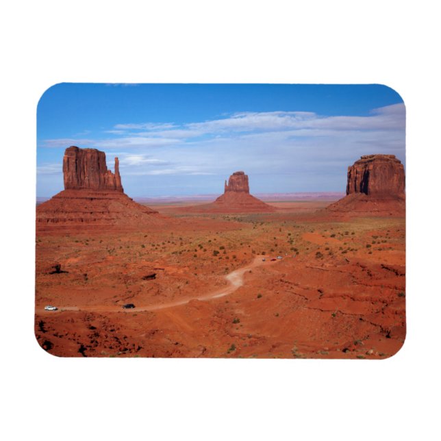 Utah. Arizona gräns, Navajo Nation, Monument Magnet (Horisontell)