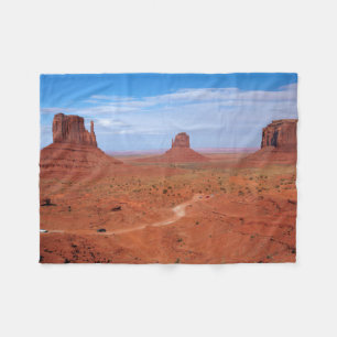 Utah. Arizona-gränsen, Navajo Nation, Monument Fleecefilt