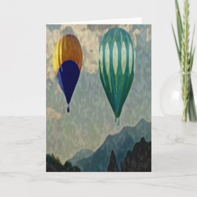 Utah ballonger helgkort (Framsida)