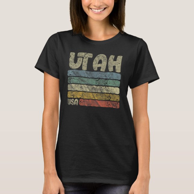 Utah Beehive State National Parker Mighty 5 Bryce  T Shirt (Framsida)