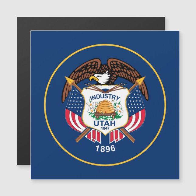 Utah: Beehive State US Flagga, Industry (Fram/baksida)