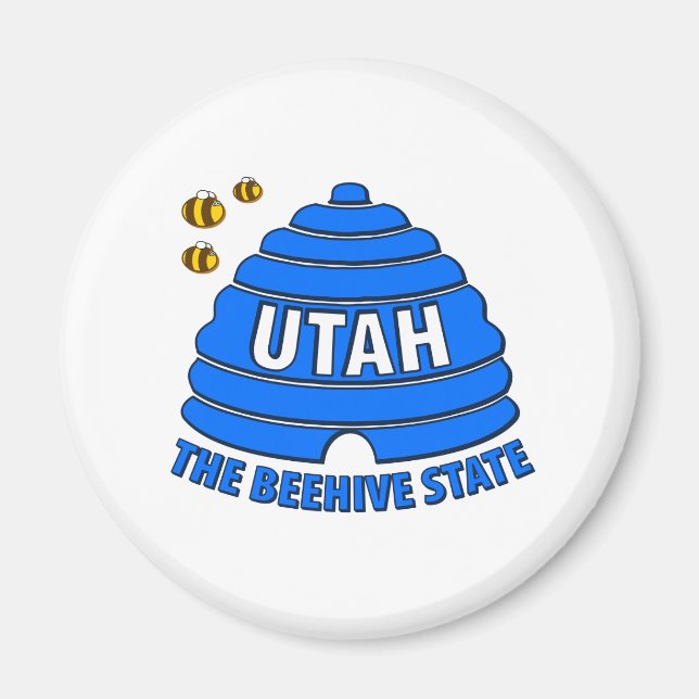 Utah: Beehive-staten Magnet (Framsidan)