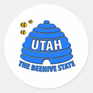 Utah: Beehive-staten Runt Klistermärke