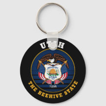 UTAH BEEHIVE STATLIG FLAGGA