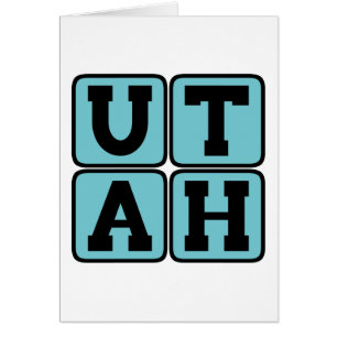UTAH Bihustillstånd USA Salt Lake City Mormon SLC Hälsningskort