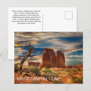 Utah Bryce Canyon nationalpark Vykort