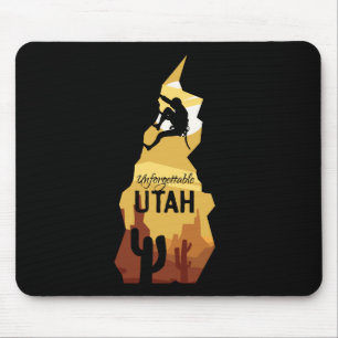 Utah Canyonlands Hiking Vintage resor Mousepad Musmatta