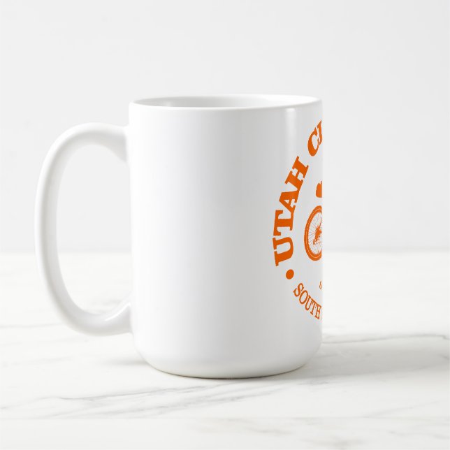 Utah Cliffs Loop (cykling) Kaffemugg (Vänster)