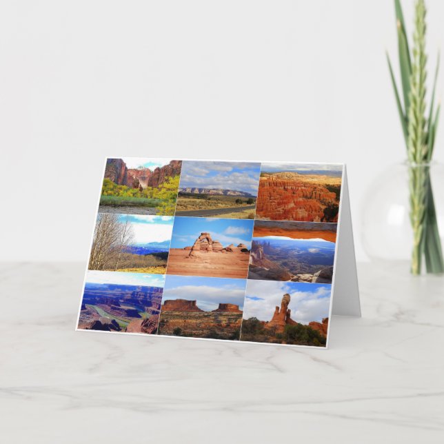 Utah Collage Kort (Framsida)