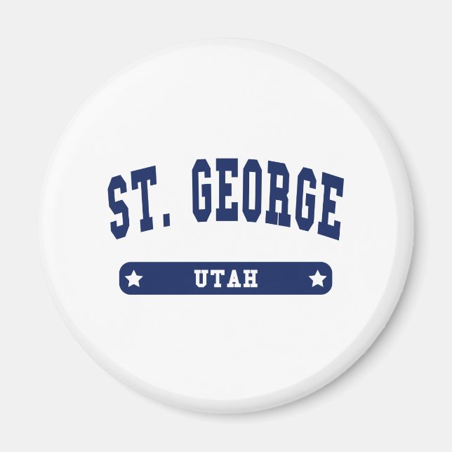 Utah College Stil T-skjortor Magnet (Framsidan)