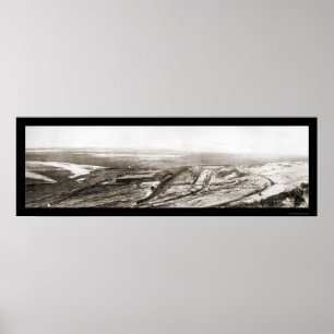 Utah Copper Mine Photo 1910 Poster