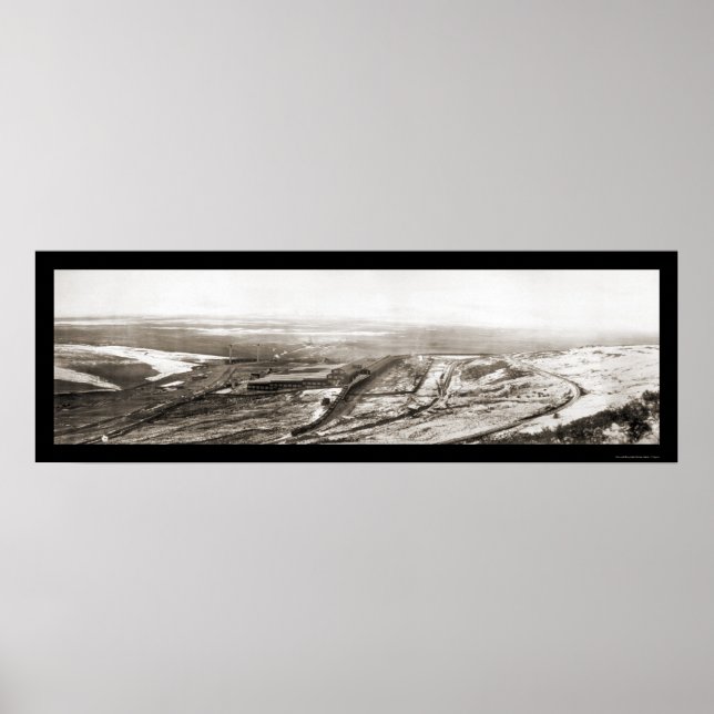 Utah Copper Mine Photo 1910 Poster (Framsidan)