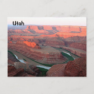 Utah: Dead Horse Point State Park 3, sunrise Vykort