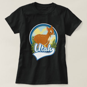 Utah Deer Travel logotyp T Shirt