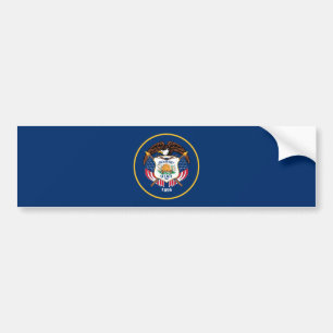Utah delstatsflagga bildekal