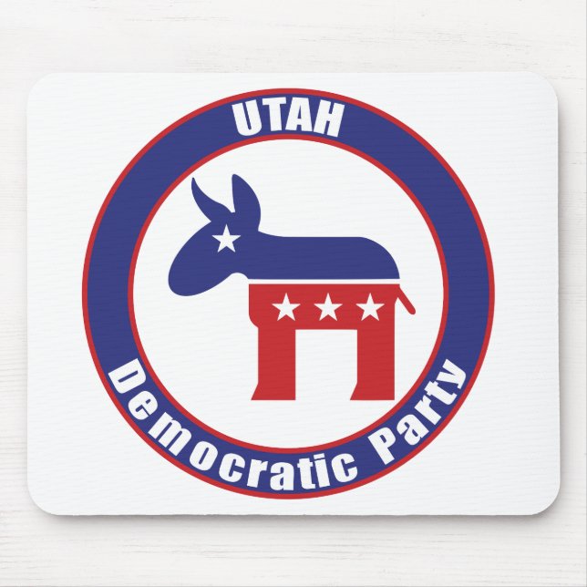 Utah demokratiska partit musmatta (Framsidan)
